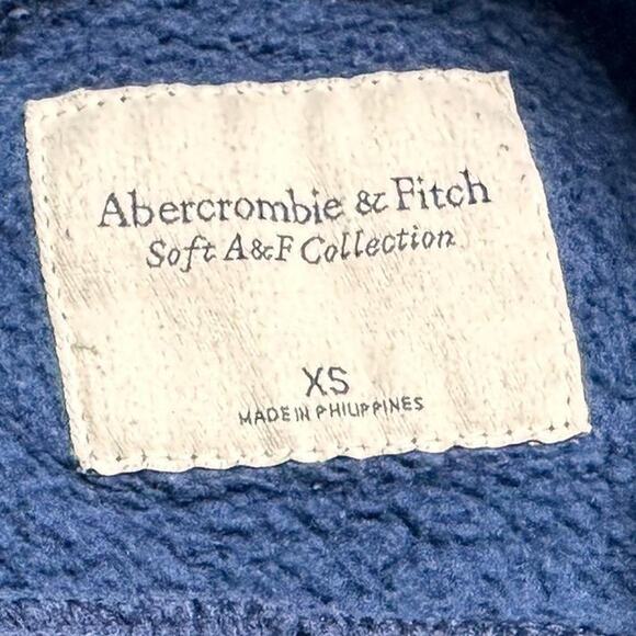 Abercrombie & Fitch Soft Collection Soft Cotton Cropped Sweatshirt Sizs XS - Picture 2 of 5